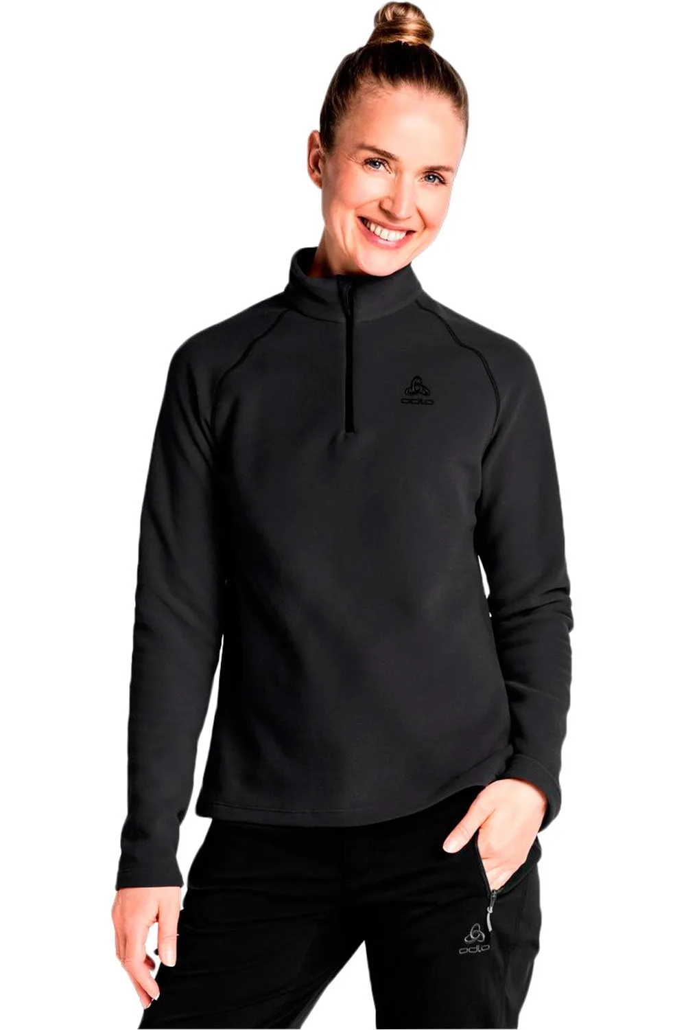Rigi forro polar mujer Negro (S) - Odlo - FashionsVida