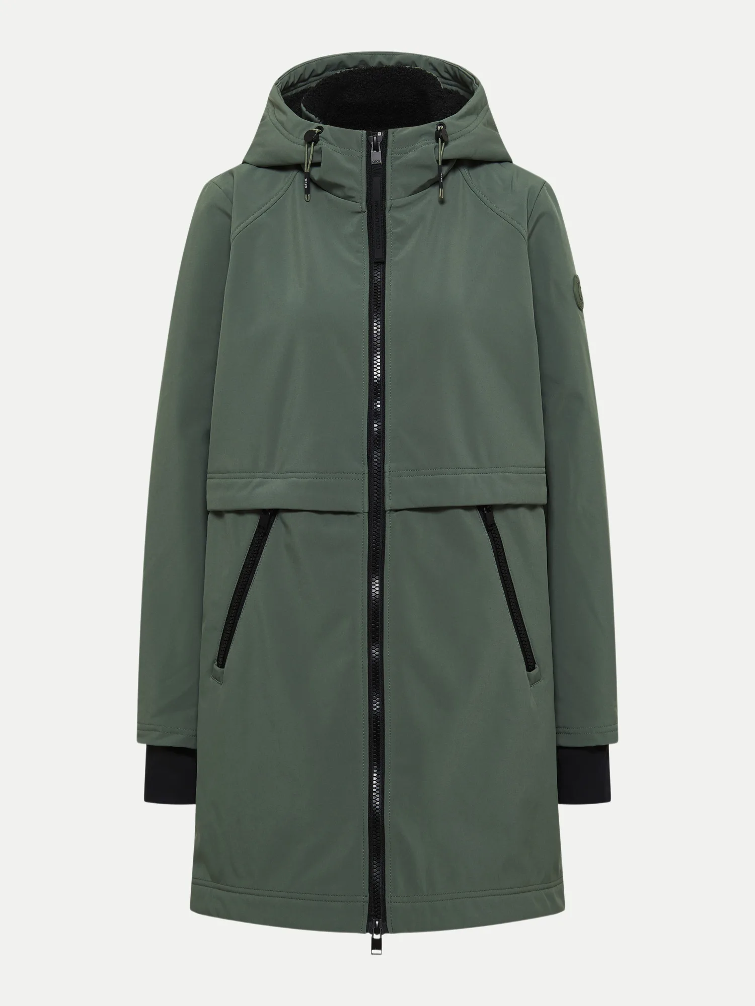 Cecil Softshell Mantel Grün XXL - CECIL - FashionsVida