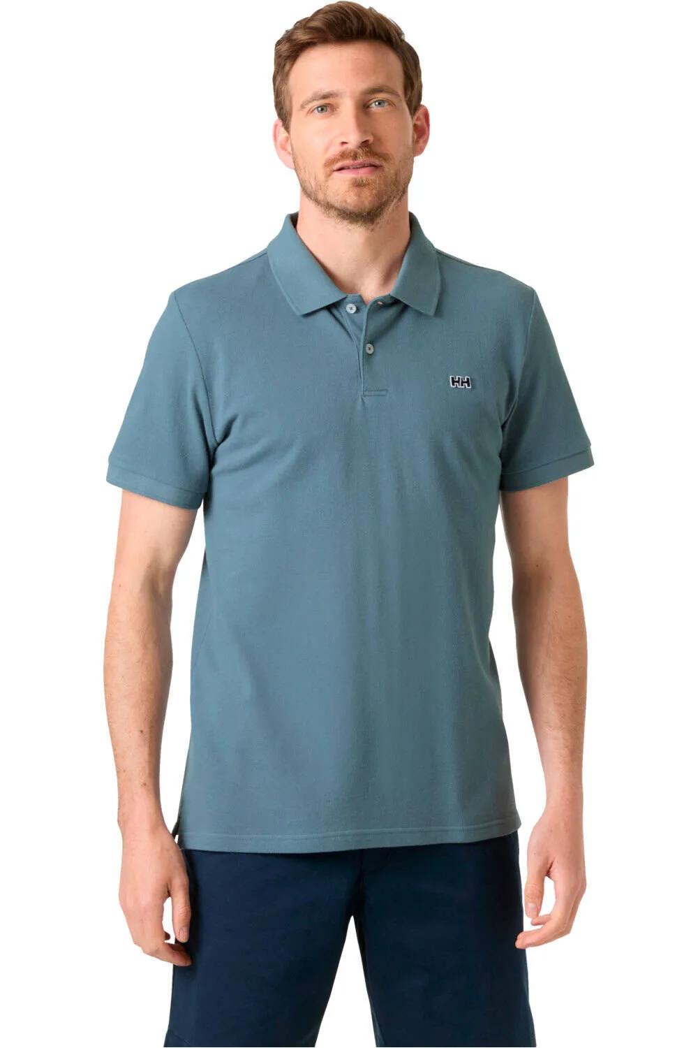 Hudson polo manga corta hombre Marino - Helly Hansen - FashionsVida