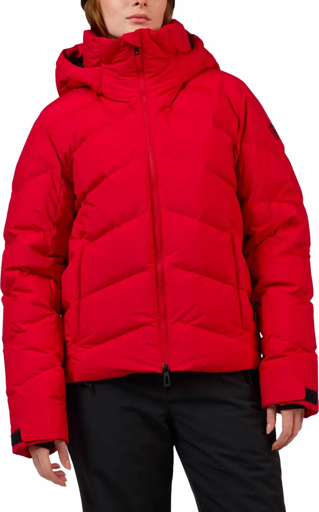 Veste de ski imperméable en duvet - W Wispile Ripstop Down Jacket Ruby Red - Taille M - Rouge - Rossignol - FashionsVida