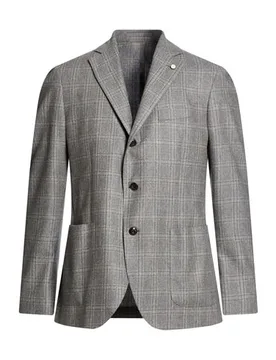 Blazer Herren Grau 50,52 Herren - LUIGI BIANCHI Mantova - FashionsVida