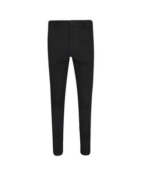 Chino LUCA nero 31/L34 - Knowledge Cotton Apparel - FashionsVida