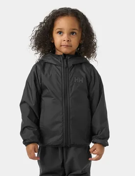 Kids’ Chill Hooded Jacket Black 4 - Black - Male - Helly Hansen - FashionsVida