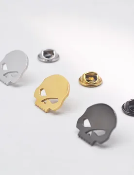 Dark Minimalist Stainless Steel Skull Metal Brooch, Trendy And Versatile, Suitable As a Gift For Boys - Aliexpress - FashionsVida
