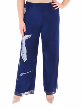 Pantalone wide leg BLU 23 - PERSONA by MARINA RINALDI - FashionsVida