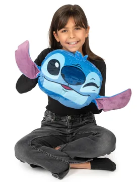 Lilo + Stitch Kissen in Form von Stitch Blau 40 cm - LYO - FashionsVida