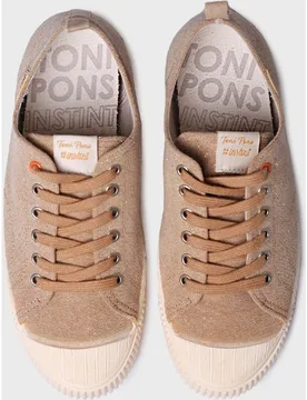 Zapatillas de lona de mujer de algodón con cordones - Toni Pons - FashionsVida
