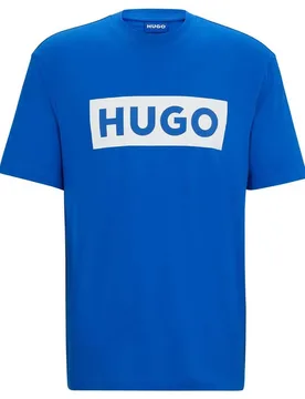 Hugo T-shirt à Manches Courtes Nico Blue Open Blue XL - Hugo Boss - FashionsVida