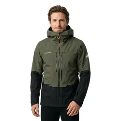 Veste Haldigrat Hardshell Dark Marsh / Black L