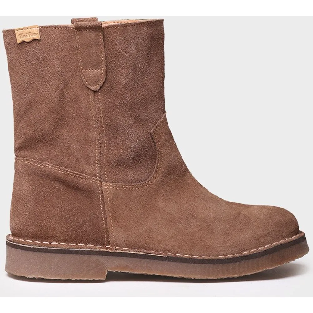 Botines de mujer planos de serraje - Toni Pons - FashionsVida