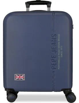 Maleta de cabina 55 cm expandible pjl arwin abs rígida hasta 44 l marino - Pepe Jeans - FashionsVida