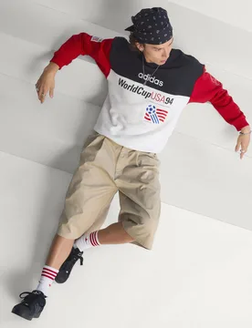 Felpa con grafica M Black / Cloud White - Adidas - FashionsVida