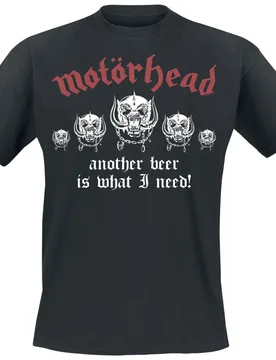 T-Shirt - 50th Another Beer Lemmy's Lounge - S bis 4XL - für Männer - Größe L - schwarz - Lizenziertes Merchandise! - Männer - male - Motörhead - FashionsVida