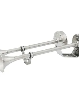 Dual Trumpet Electric Horn Silver 5 x 8 x 18.5´´ unisex - Seachoice - FashionsVida