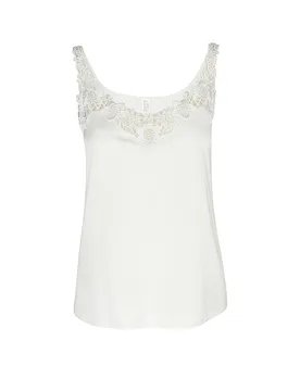 Top ELEGANCE couleur champagne crème 50 - Nina Von C - FashionsVida