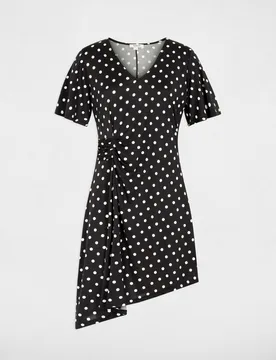 Vestido corto con estampado de lunares - Morgan - FashionsVida