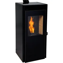 Estufa pellet Vigo III Black 9,5Kw