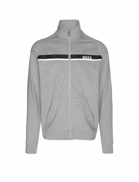 Loungewear Sweatjacke hellgrau L Herren - BOSS - FashionsVida