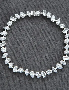 HIBRIDE Fashion Everyday Irregular Square White Sparkle Bracelet Women's Clothing Accessories for Holiday Party Gifts Prom B183 - Aliexpress - FashionsVida