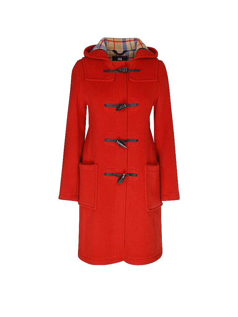 Gloverall Dufflecoat rojo S - Gloverall - FashionsVida