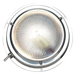 Led Dome Light Silver 102 mm unisex