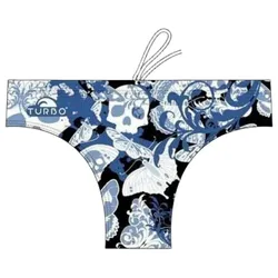 Skull Butterflyers Swimming Brief Sky Blue 4XL Men