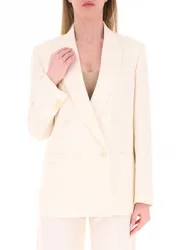 Giacca doppiopetto CREMA 38