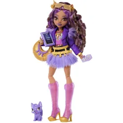 Muñeca Clawdeen Wolf con accesorios