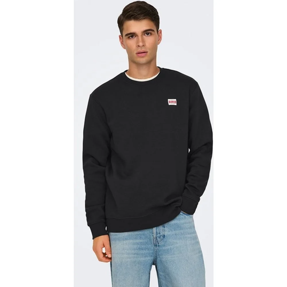Only & Sons - Sudadera de hombre de cuello redondo regular fit - Only & Sons - FashionsVida