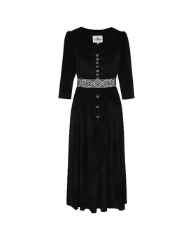 Robe traditionnelle TARA noir 40 - Wenger - FashionsVida