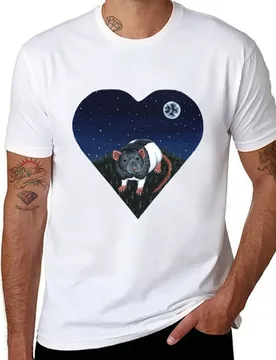 Heart Rat T-Shirt anime t shirts oversize man graphic t shirt T-Shirt - Aliexpress - FashionsVida