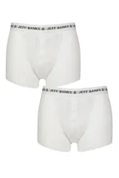 Pack White Plymouth Button Cotton Boxer Shorts Men's Small - - White - Size: Small