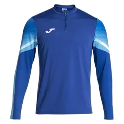 Felpa Con Mezza Zip Elite Xi Royal / White M
