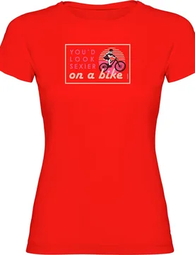 T-shirt à Manches Courtes Sexier On A Bike - Kruskis - FashionsVida