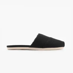 Alpargata Mule Womens Espadrille Black Textile - Size Uk 4