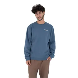 Felpa Graphic Slub Grey Teal L