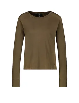 Langarmshirt olive 36 Damen - monari - FashionsVida