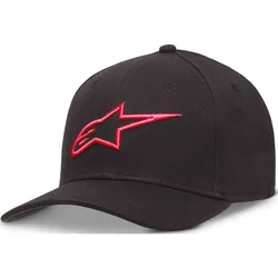 Cappellino Moto AGELESS CURVE HAT Nero Rosso taglia L/XL