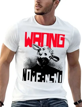 Wrong Nomeansno T-Shirt t shirt man plain t shirts for man cotton man t shirt luxury T-shirt - Aliexpress - FashionsVida