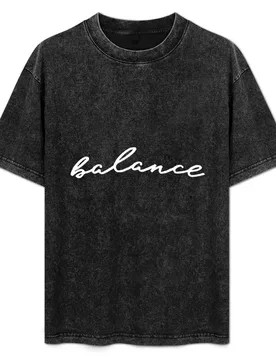 Balance the word T-Shirt - Aliexpress - FashionsVida