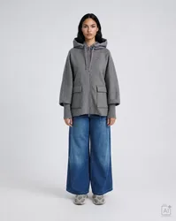 HOODED HYBRID JACKET female
