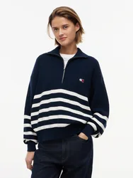 XS TJW QUARTER ZIP SWEATER female