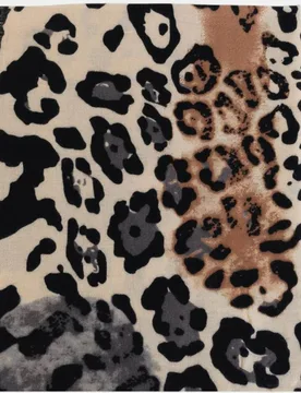 Fular rectangular de poliéster suave con estampado animal print - Kbas - FashionsVida