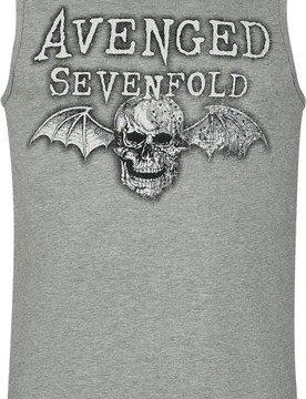 Tank-Top - Logo - S bis 4XL - für Männer - Größe 4XL - grau - Lizenziertes Merchandise! - Männer - male - Avenged Sevenfold - FashionsVida