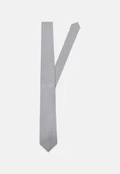 Breit (7cm) Krawatte Gestreift Grau ****