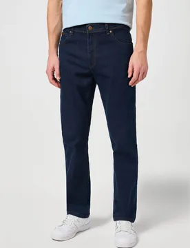 Texas Regular Fit 5 Pocket Stretch Jeans Navy male - Wrangler - FashionsVida