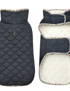 Abrigo cálido de invierno para perros, chaqueta para mascotas para clima frío, abrigo para perros para clima frío, traje de nieve para perros, abri - Shein - FashionsVida