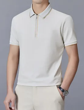 Summer New Style Men's Fashion Casual Short-Sleeved T-Shirt Polo Shirt - Aliexpress - FashionsVida