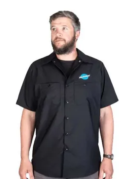 Camicia A Maniche Corte Mecanic Black - Park Tool - FashionsVida