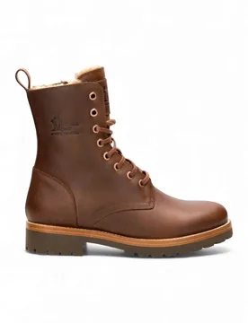 Womens Frisia B10 Waterproof Leather Combat Boots - - Size: 9 - Panama jack - FashionsVida